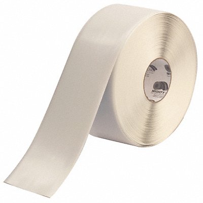 E3477 Floor Tape White 4 inx100 ft Roll MPN:4RW