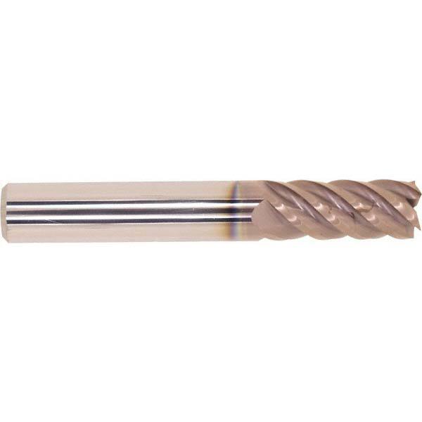 Corner Radius End Mill: 10 mm Dia, 25 mm LOC, 1 mm Radius, 5 Flutes, Solid Carbide MPN:EMV5101HSN
