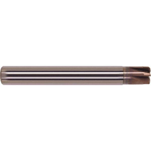 Corner Radius End Mill: 10 mm Dia, 4.5 mm LOC, 1.1 mm Radius, 6 Flutes, Solid Carbide MPN:HFM610HSN