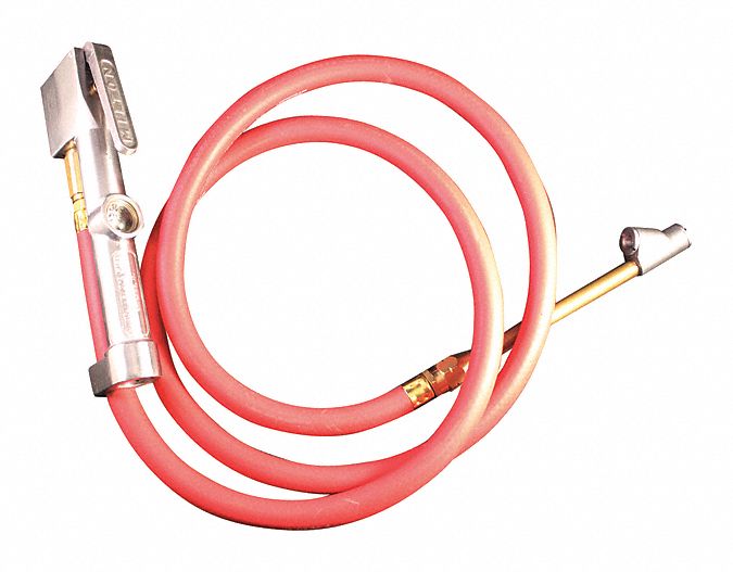 Dual Head Straight Chuck Inflator Gauge MPN:501