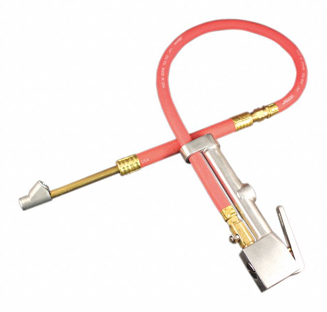 Dual Head Straight Chuck Inflator Gauge MPN:517
