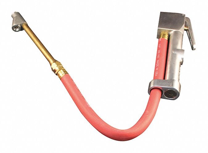 Dual Head Straight Chuck Inflator Gauge MPN:S-516