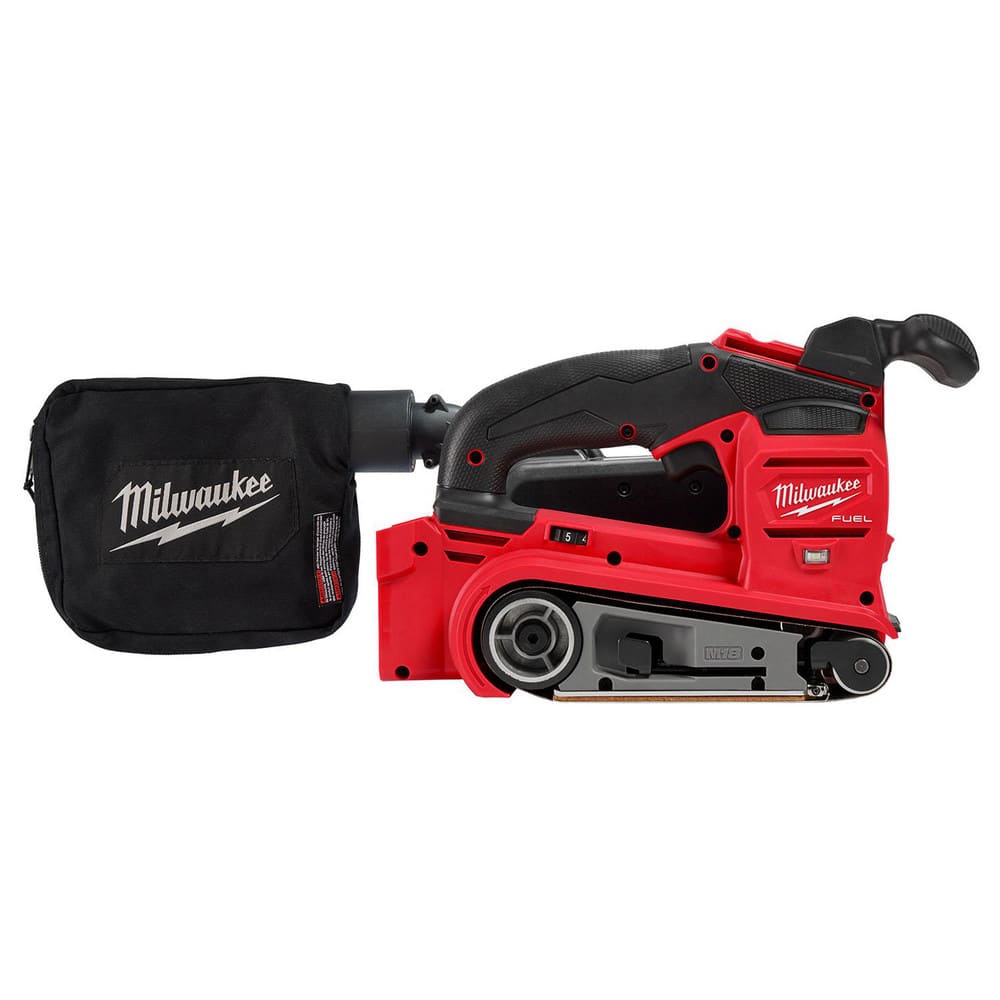Belt & Straight Line Sanders, Batteries Included: No , Belt Length: 18in , Belt Width: 3in , Exhaust Location: Bottom , Battery Chemistry: Lithium-ion  MPN:2832-20