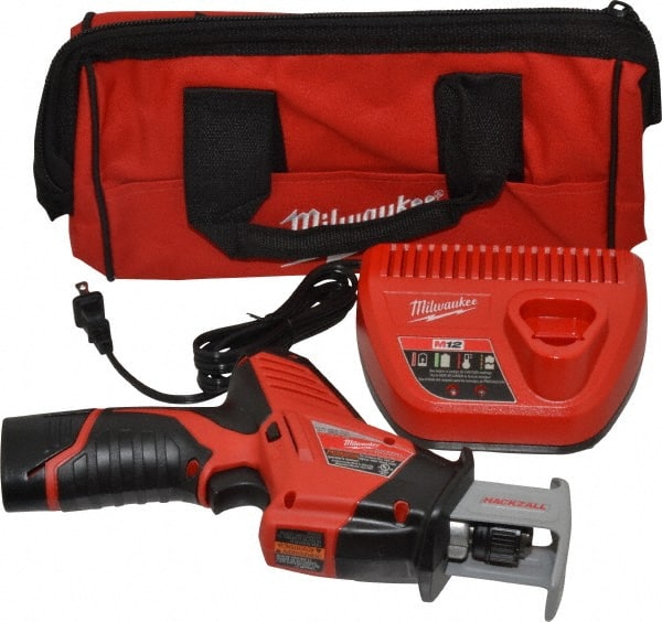 Cordless Reciprocating Saw: 12V, 0 to 3,000 SPM, 1/2