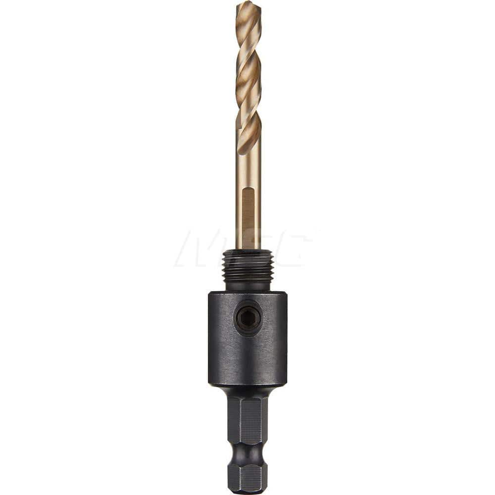 Hole Saw Arbor: Hex Shank, Drill Pilot MPN:49-56-7110