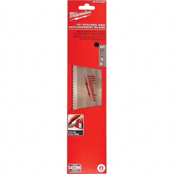 Hand Hacksaw Blades, Blade Material: Steel , Blade Width (Inch): 0.2000 , Cutting Edge Style: Toothed  MPN:48-22-0222