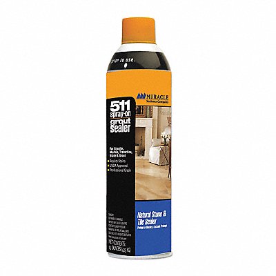 Grout Sealer 15 oz Aerosol Spray Can PK6 MPN:GRTSLRAEROCS