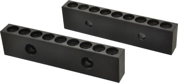 47.75mm High x 200mm Long x 25.4mm Wide Jaw 6 Piece Set, 4-Versa Grips, 2-Jaws MPN:32168