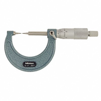Point Micrometer 0-1 In 15 Deg Carbide MPN:112-189