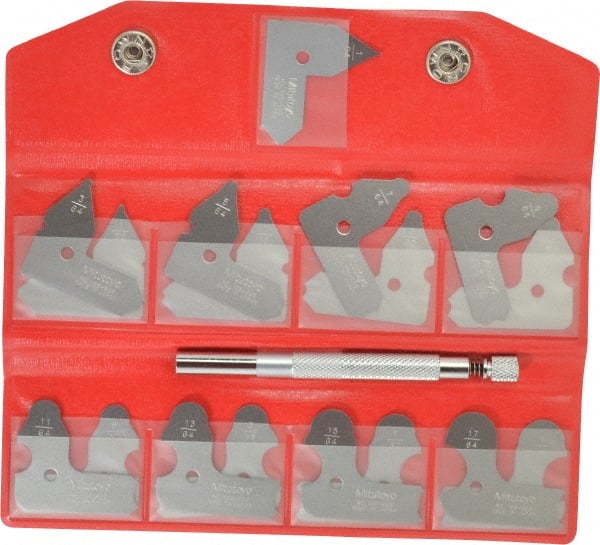 Radius Gage Set: 1/64 to 17/64