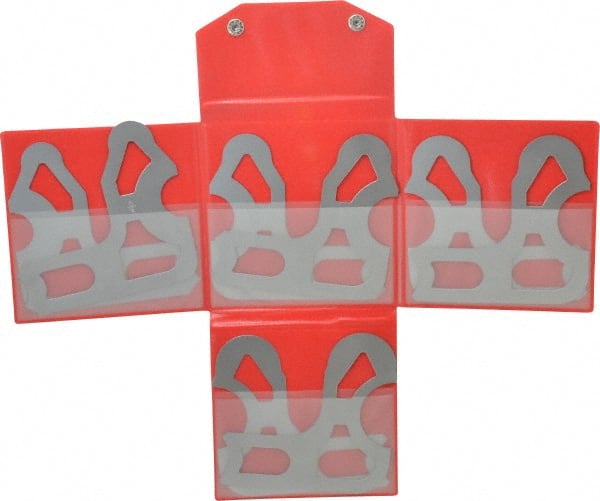 Radius Gage Set: Stainless Steel, 9/16 to 1