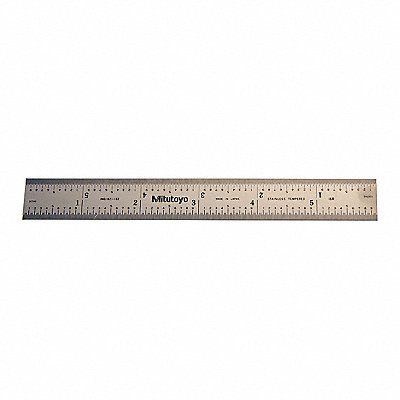 Steel Rule 6 Size 16R Graduation 3/4 W MPN:182-102