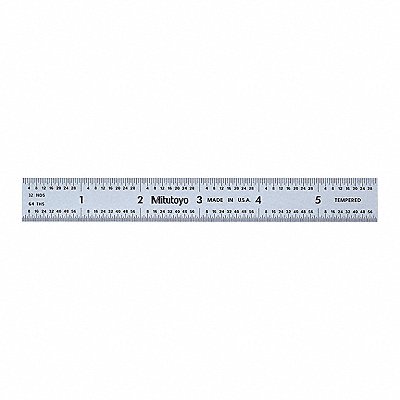 Steel Rule 6 Size 3R Graduation 3/4 W MPN:182-104