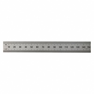 Steel Rule Rigid 6In 32/64ths/0.5/1mm MPN:182-105