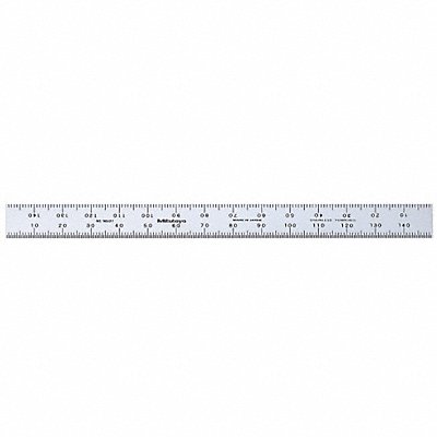 Flexible Rule SS 150 x 12.7mm 1mm 0.5mm MPN:182-211