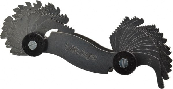30 Leaf, 4 to 42 TPI Range, Screw Pitch Gage MPN:188-111