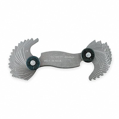 Thread Pitch Gauge Set Thread Ang 60 deg MPN:188-151