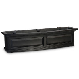 Mayne® Nantucket 4-ft. Window Box Black 4831-B