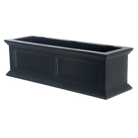 Mayne® Fairfield 3-ft. Window Box Planter Black 5822-B