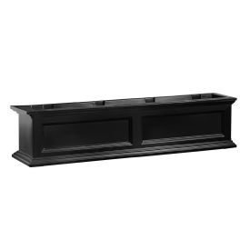Mayne® Fairfield 4-ft. Window Box Planter Black 5823-B