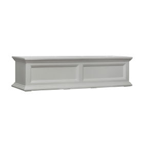 Mayne® Fairfield 4-ft. Window Box Planter White 5823-W