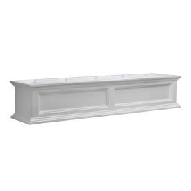 Mayne® Fairfield 5-ft. Window Box Planter White 5824-W