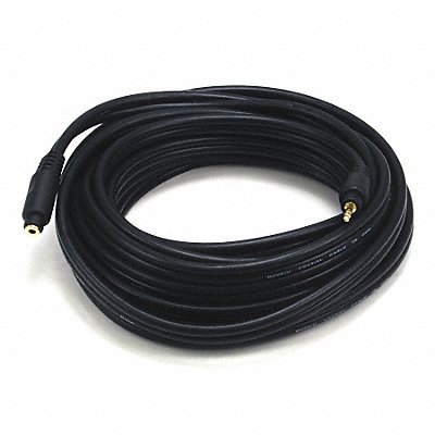 A/V Cable 3.5mm M/F Ext Cble Blk 25ft MPN:5591