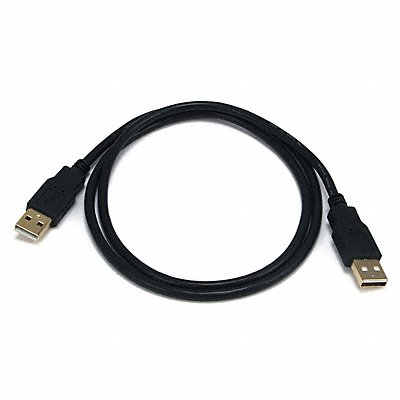 USB 2.0 Cable 3 ft.L Black MPN:5442