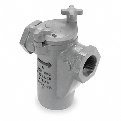 Basket Strainer 6 1/2 H 285 psi Knob MPN:1/2 125 SS Screwed