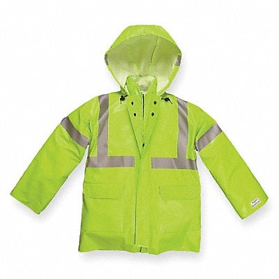 D0642 Arc Flash Rain Jacket Cat 1 Ylw/Grn 4XL MPN:1503JFY4