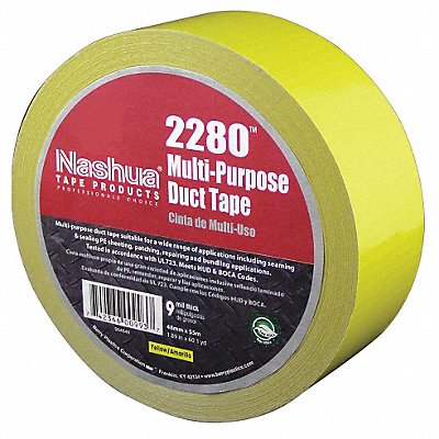 Duct Tape Yellow 1 7/8 in x 60 yd 9 mil MPN:2280