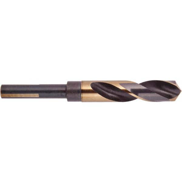 Reduced Shank Drill Bit: 3/4'' Dia, 1/2'' Shank Dia, 118 0, High Speed Steel MPN:017215AW