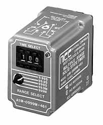 Time Delay Relays, Timer Function: Delay On Make , Maximum Delay (Hours): 16 , Number of Timing Ranges: Multiple , Timer Adjustment Method: Pushbutton Switch  MPN:A1M-0999M-462