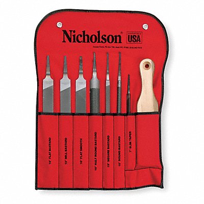 Machinist File Set American 8 Pieces MPN:22025NNN