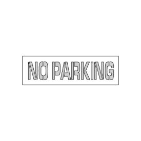 Parking Lot Stencil 24x4 - No Parking PMS42