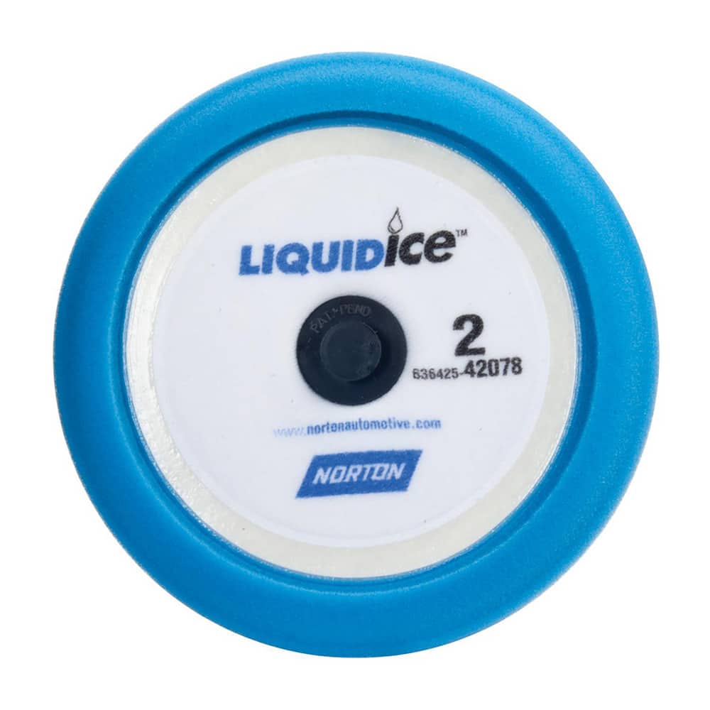 9 In. Norton Liquid Ice Blue Buffing/Polishing H&L Cutting Foam Pad Step 2 MPN:63642542078