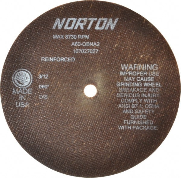Cutoff Wheel: 7
