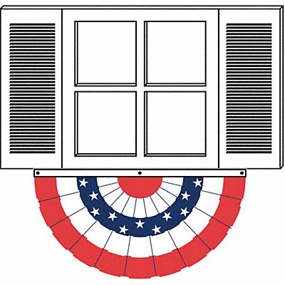 US Bunting Fan 4x8 Ft MPN:483350