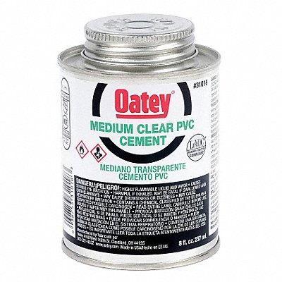 Pipe Cement 8 fl oz Clear MPN:31018