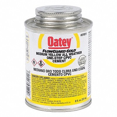 Pipe Cement 8 fl oz Yellow MPN:31911