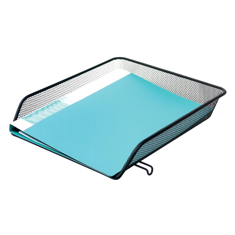 Office Depot Brand Mesh Front-Load Letter Tray, Black (Min Order Qty 5) MPN:ST1001B
