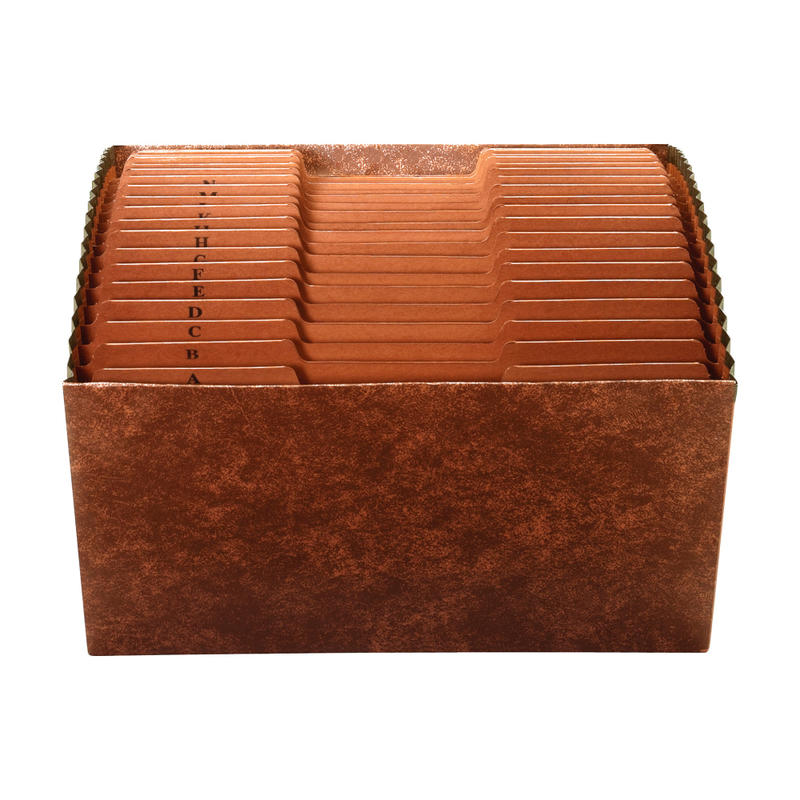 Office Depot Brand Expanding File, A-Z, 21 Pockets, Legal Size, 1in Expansion, 30% Recycled, Brown (Min Order Qty 7) MPN:211227OD