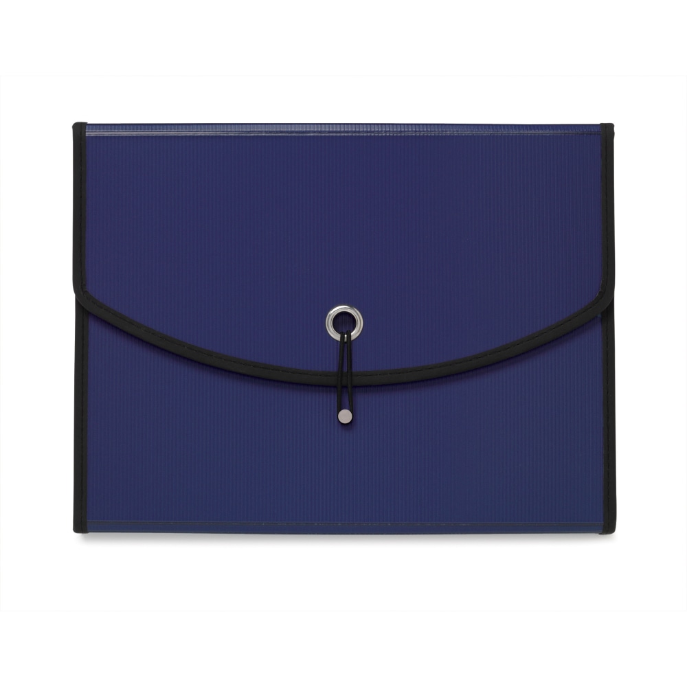 Office Depot Brand 8-Pocket Expanding File, 7in Expansion, Letter Size, Blue (Min Order Qty 8) MPN:FH253743