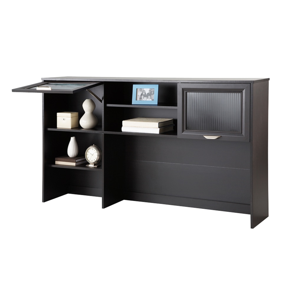 Realspace Magellan 58inW Hutch For Corner Or L-Shaped Computer Desks, Espresso MPN:HS-MG-0177