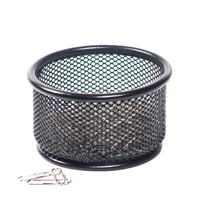 Office Depot Brand Mesh Paper Clip Holder, Black (Min Order Qty 88) MPN:ST003B