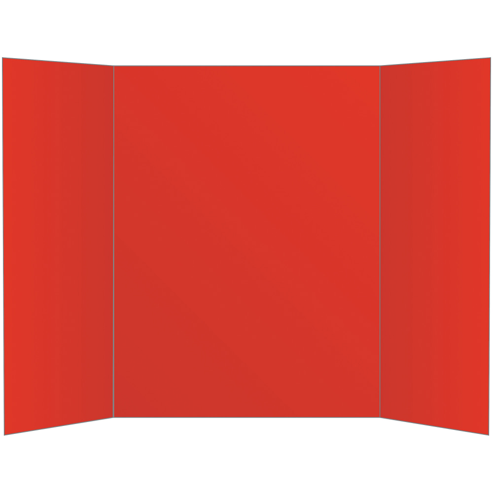 Office Depot Brand 2-Ply Tri-Fold Project Board, 36in x 48in, Red (Min Order Qty 13) MPN:533865