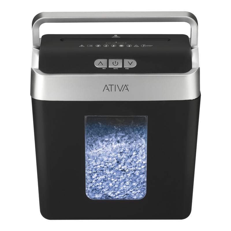 Ativa 8-Sheet Micro-Cut Lift-Off Shredder With Handle, OMM83B (Min Order Qty 2) MPN:OMM83B