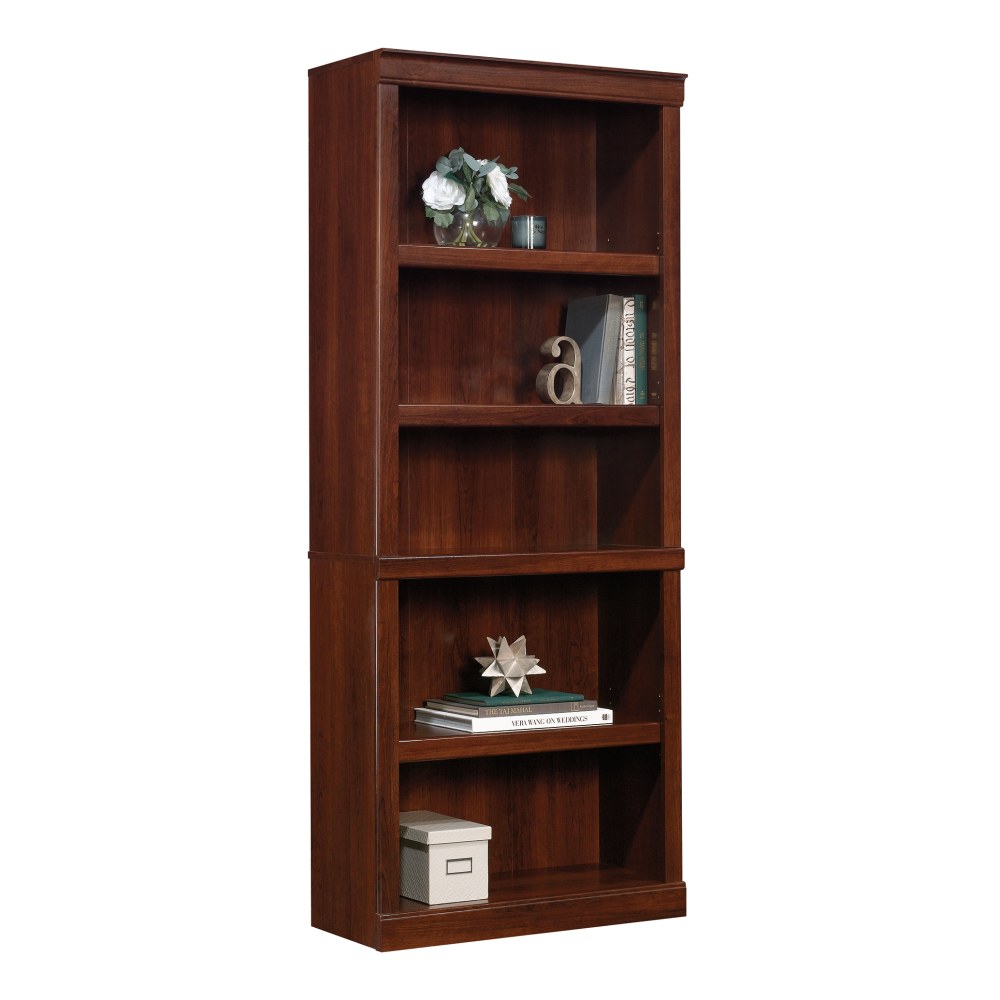 Realspace 72inH 5-Shelf Bookcase, Mulled Cherry MPN:426410