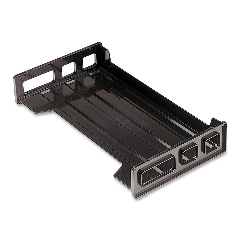 OIC Side-Loading Stackable Desk Tray, Legal Size, Black (Min Order Qty 9) MPN:21102