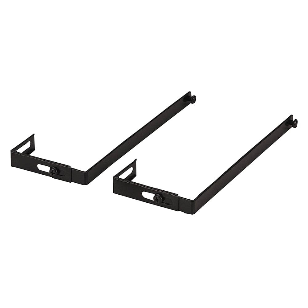 OIC Adjustable Partition Hangers, Black, Pack Of 2 (Min Order Qty 7) MPN:21460